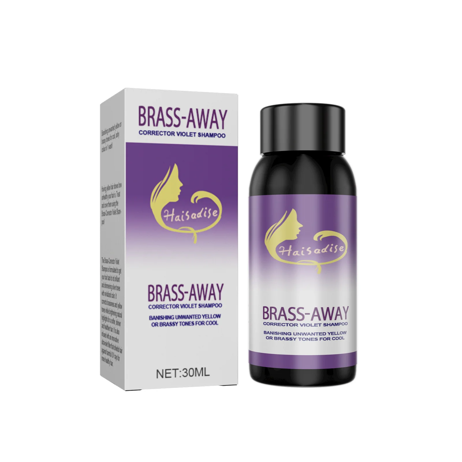 שמפו סגול מסיר שיער צהוב בלונד מחזק מנעולים של שיער צבעוני תיקון שיער מבהיר טיפוח שמפו צבע קבוע