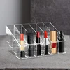 1pc Clear Lipstick Stand Case Makeup Organizer Storage Box Lipstick Display Stand Holder Cosmetic Jewelry Organizer Box 1