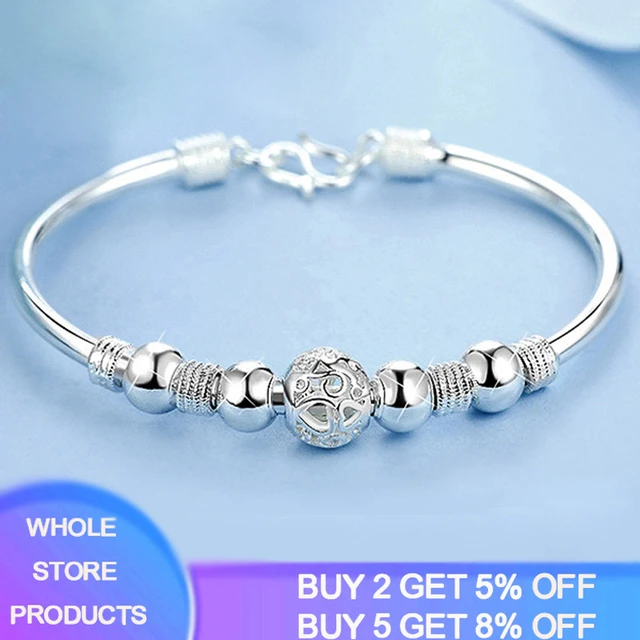 Women Dolphin Bracelet Crystal Zirconia Bangle 925 Sterling Silver Bracelets  1Pc | eBay