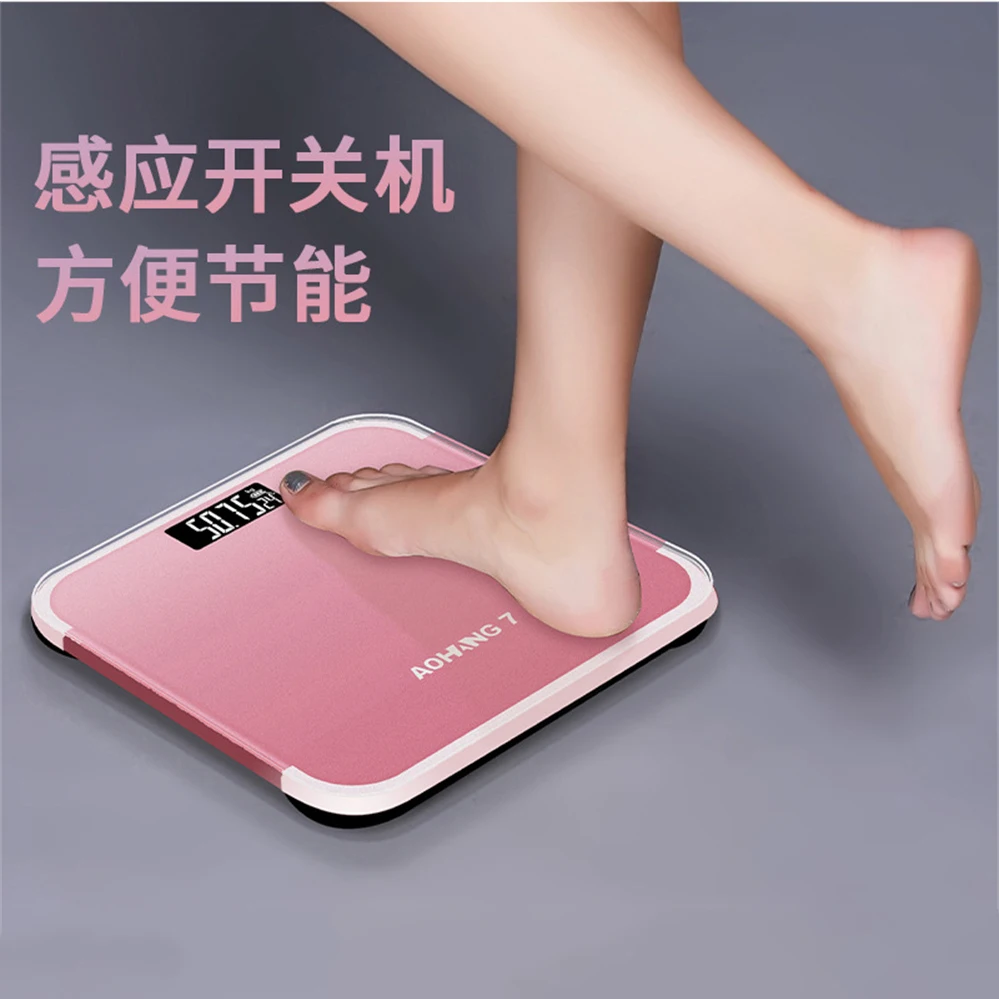 Bathroom Scale Floor Body Scales Digital Body Weight Scale LCD Display  Glass Smart Electronic Scales - AliExpress