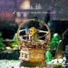 Robotime Rokr 84pcs Rotatable DIY 3D Starry Night Wooden Model Building Kit Block Assembly Music Box Toy Gift for Children Adult 3