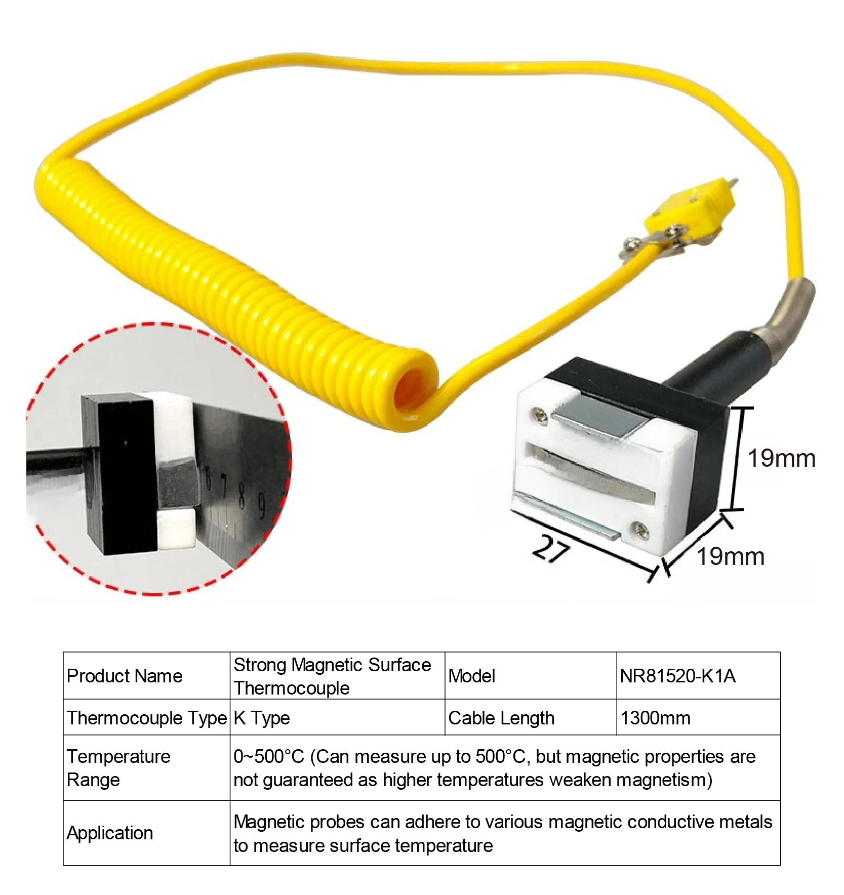 TM902C Handheld Digital Temperature Meter K Type Thermocouple Sensor for Liquid