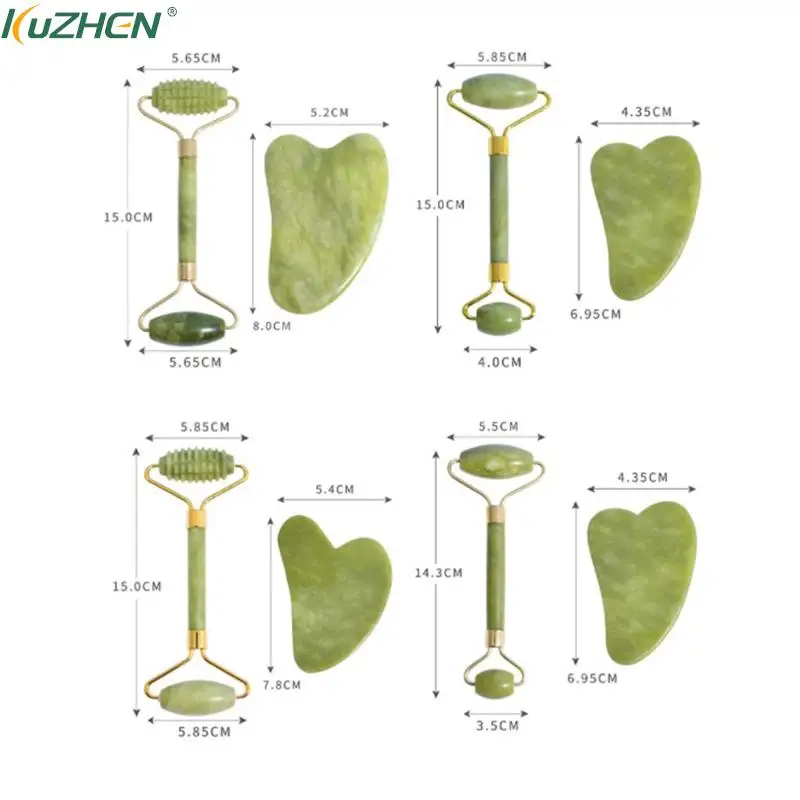 

Natural Roller Massager For Face Gua sha Jade Roller massage Scraper Facial Gouache Slimming Body Skin Care Lifting Guasha Tools