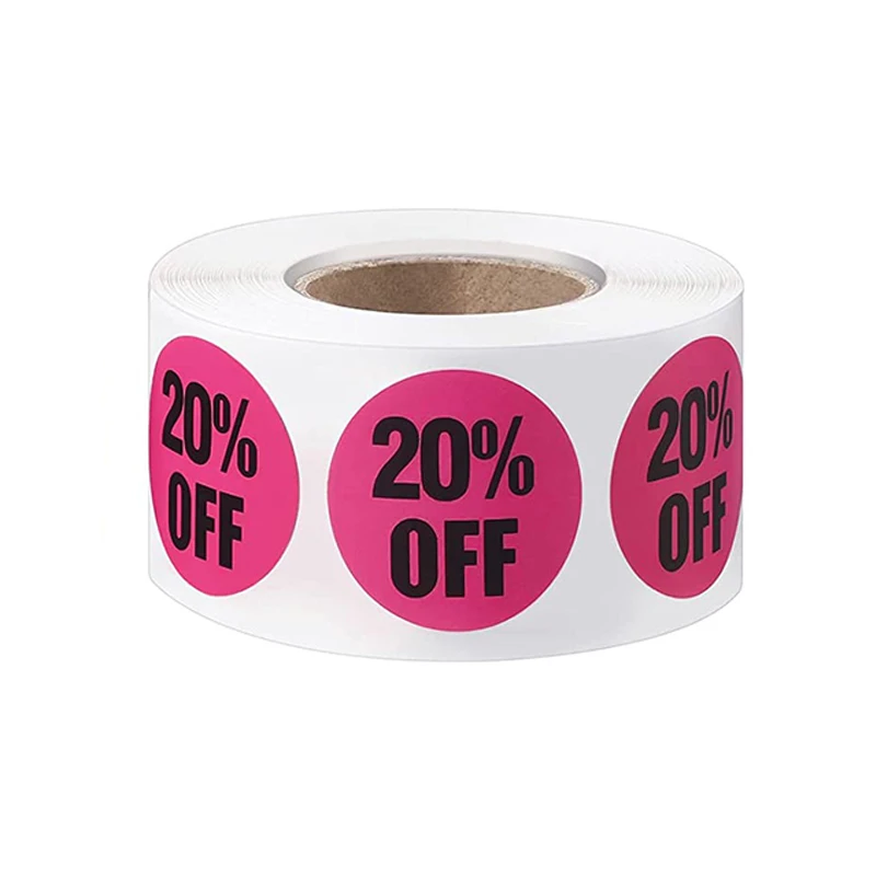 500pcs Discount Promotion Stickers