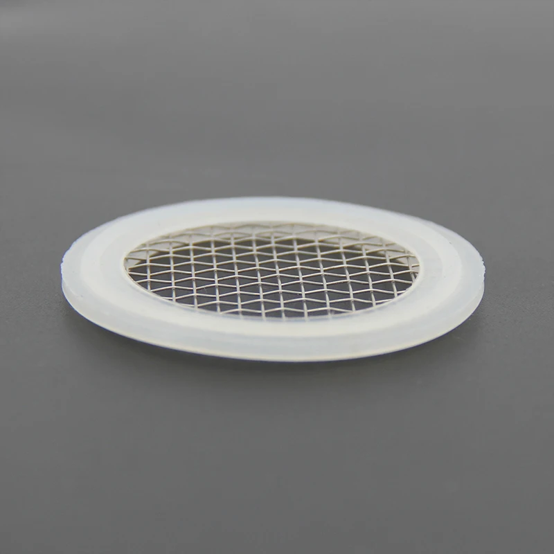 Silicone Gasket 1.5 Inch Tri Clover Silicone Gasket with Stainless Mesh(#10 Mesh)