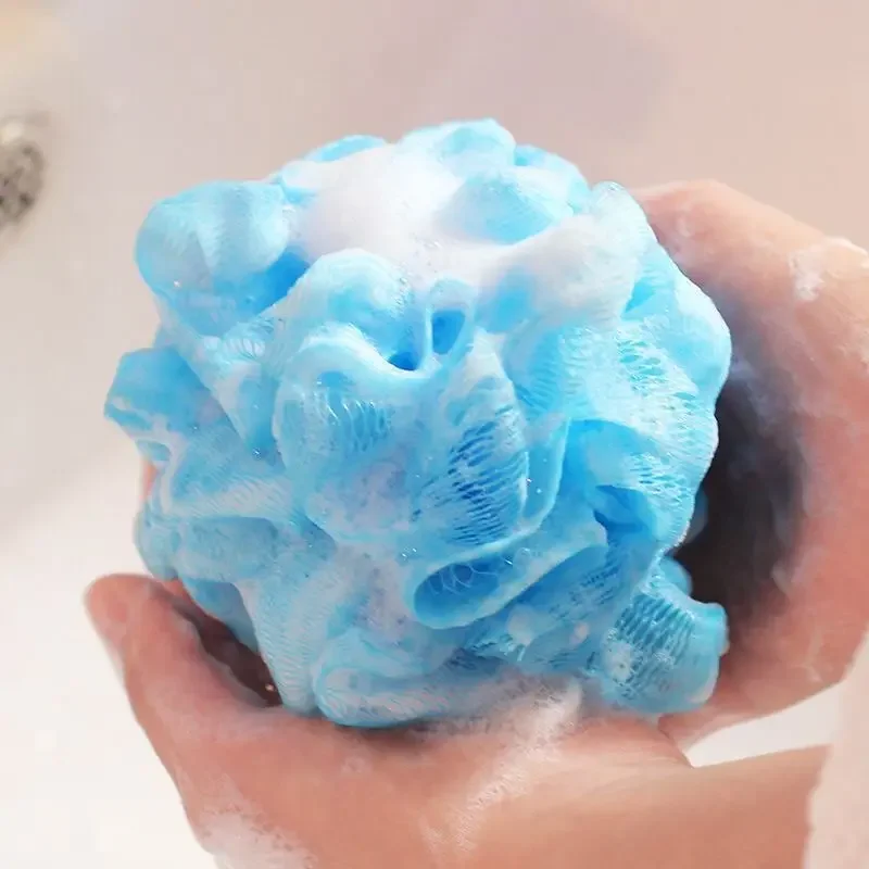 10pc Color Random Bath Shower Soap Bubble Body Wash Exfoliate Puff Sponge Mesh Net Ball Random Color) 3