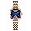 Square women's watch with diamond inlaid quartz watch 3