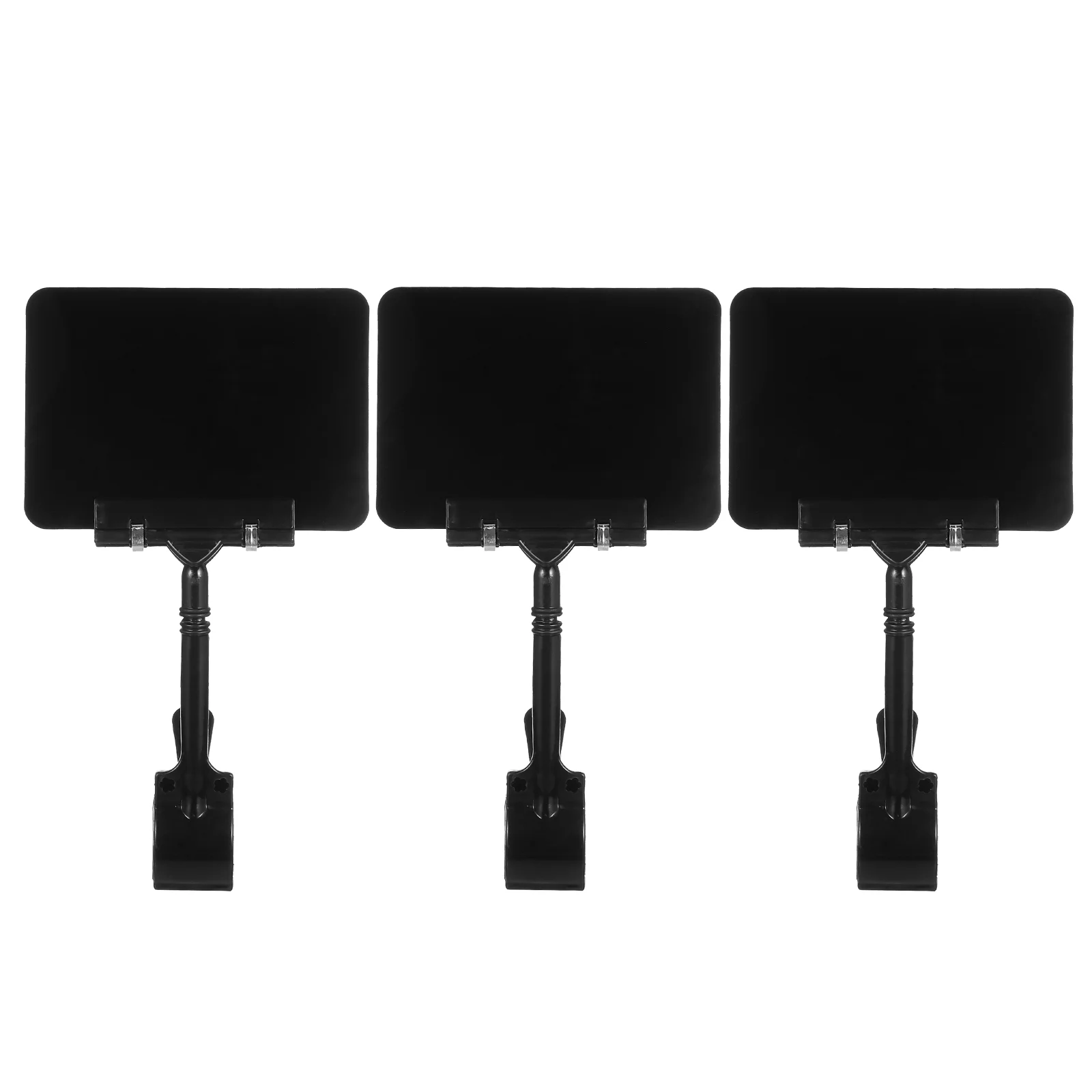 

3PCS Chalkboard Clips Merchandise Sign Display Clip Price Clips Holders Stand Price for Price Note Supermarket Shelf Merchandise