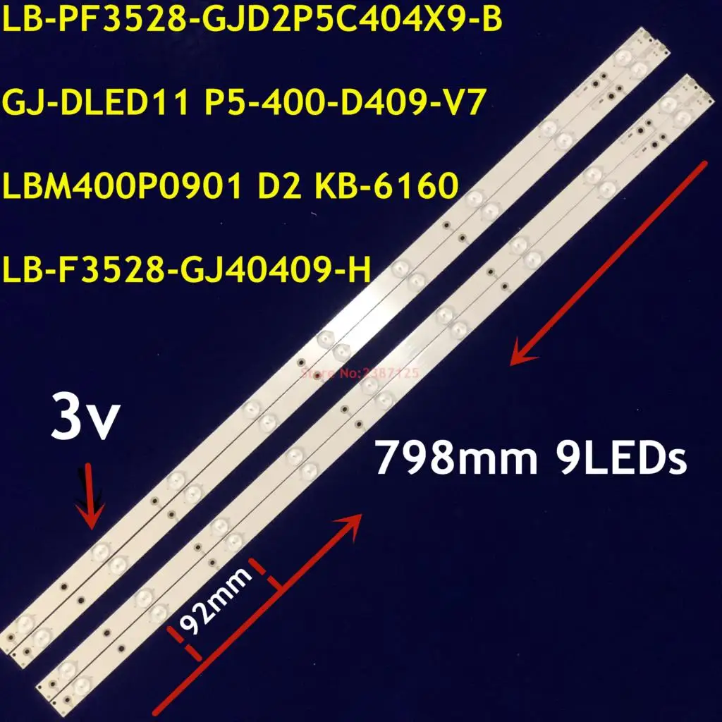 KDL-40R380D KDL-40R350D LED 바 LBM400P0901-AW-2, BDM4065UC, 40PFL1643 40PFL3240 40PFL5655 40PFL6340 T3 LB-F3528-GJ404
