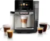 Connect, 36 Coffee Varieties with Coffee World, Cup Warmer, Double Cup, Integrated Milk Container, in Stainless Steel 1