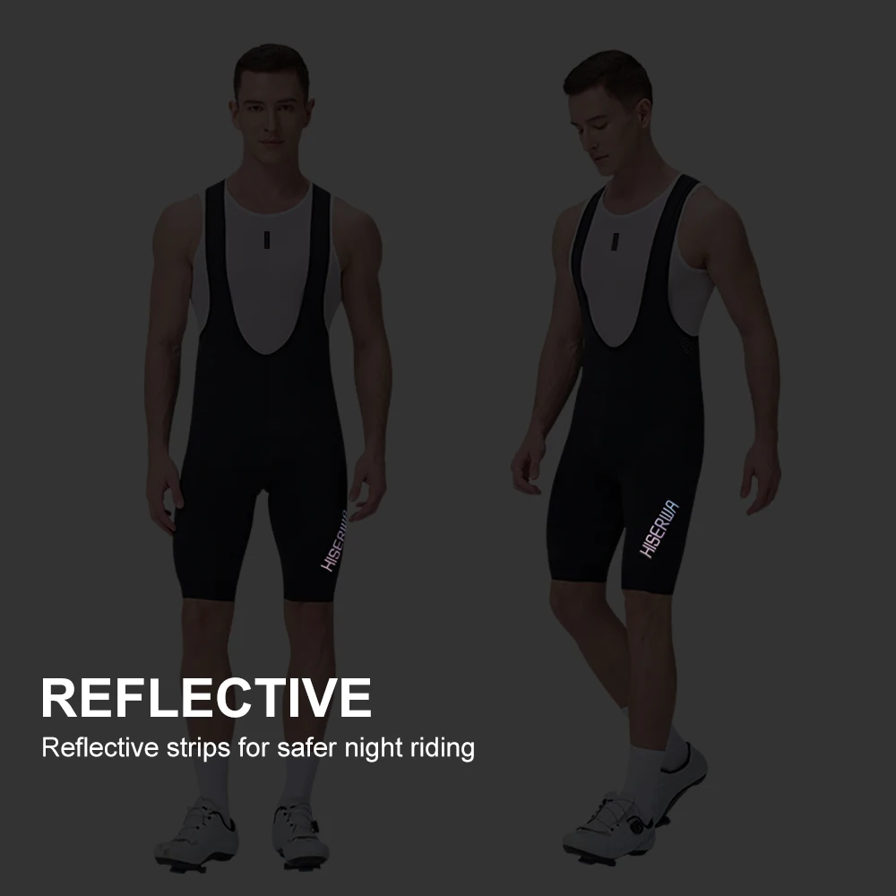 Men Cycling Bib Shorts MTB Road Bike Shorts Pro 6 Hours Cycling Pad Tights Breathable Quick-Dry Bicycle Riding