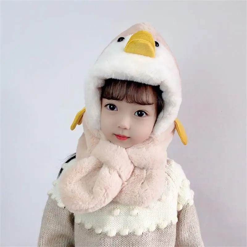 1/2/3SETS Hat Durable And Practical Comfortable And Skin-friendly Fluffy Lovely Winter Essentials Ear Protection Hat Cute Design