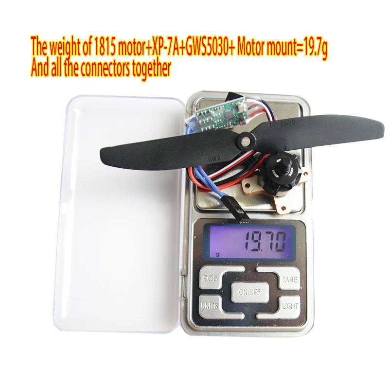Kit Moteur RC Brushless 4 pièces CW/CCW avec ESC et Hélices pour Drone FPV