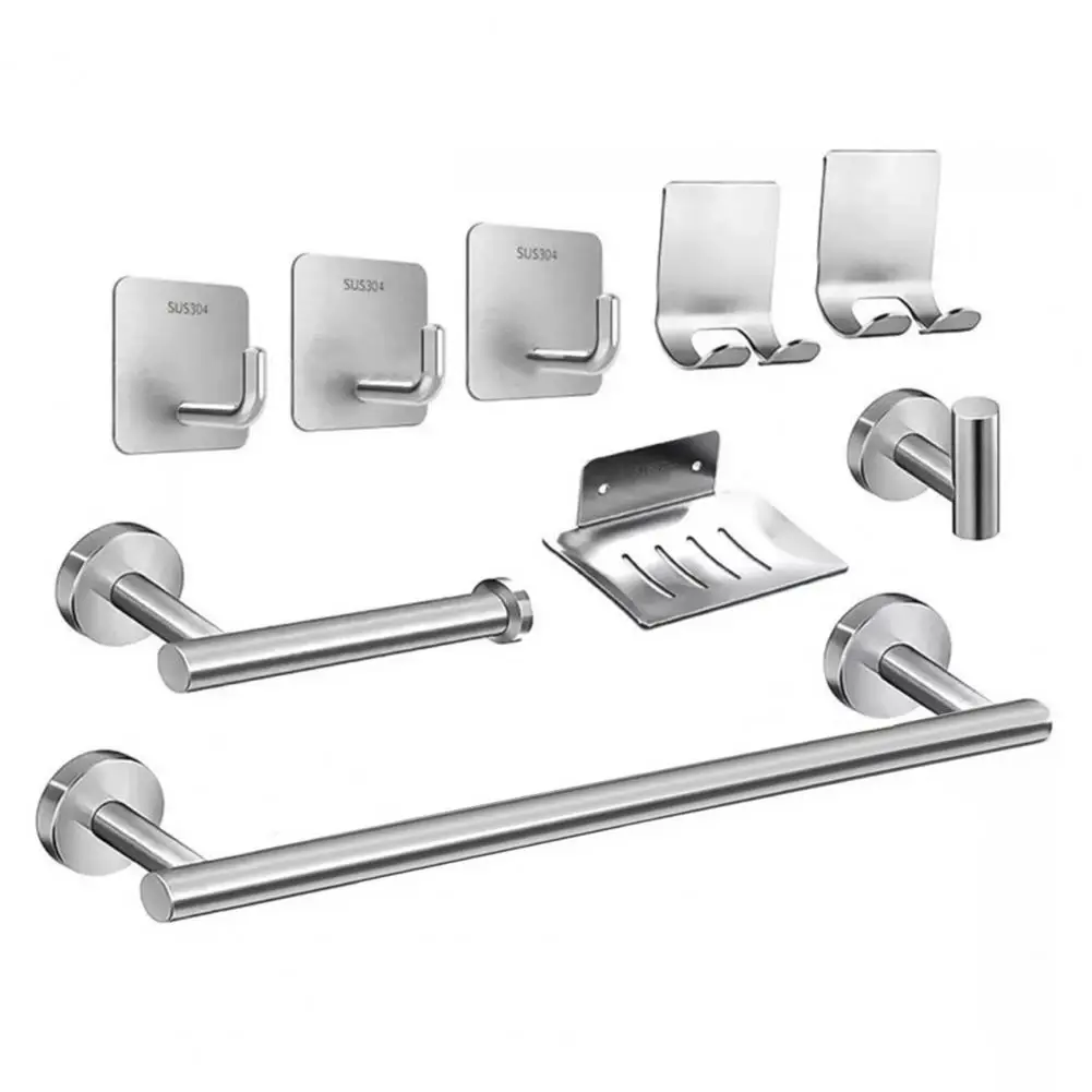 Storage Rack Set Bathroom Towel Rack Modern Design Hand Towel Holder Set with Strong Load-bearing Capacity for Stylish