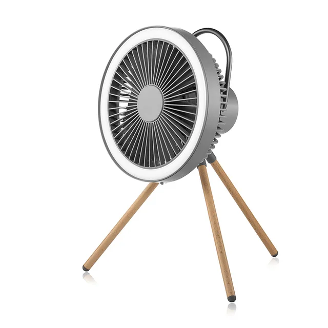 2023 Új Kültéri Vezeték Nélküli Töltés Kemping Kis Ventilátor Nagy Kapacitású Hordozható Kettős Felhasználású Usb Éjszakai Fény Mennyezeti - Image 5