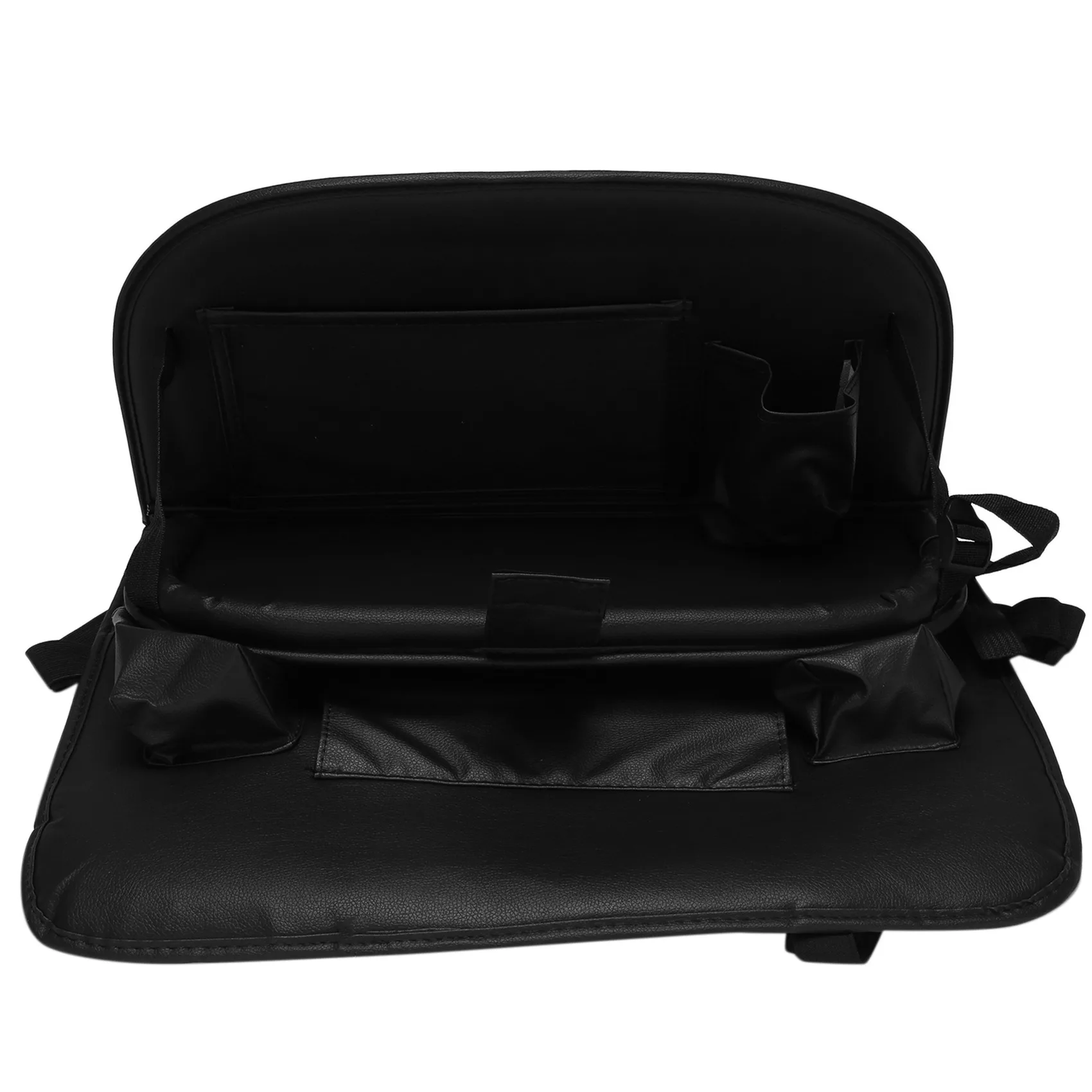 

Автомобильный Органайзер на заднее сиденье с держателем для планшета, карманы для хранения, автомобильный органайзер для хранения из полиуретана со складным подносом для стола, сиденья