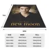 The Twilight Saga Blankets Flannel Summer Edward Multi-function Super Soft Throw Blankets for Bed Travel Rug Piece 6