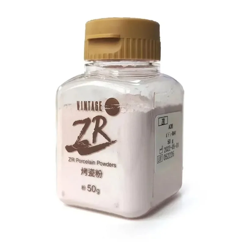 

5 Bottles 50g/Bottle Dental Porcelain ZR Powder For Teeth Dentistry Materials Lab Tools Multy Color