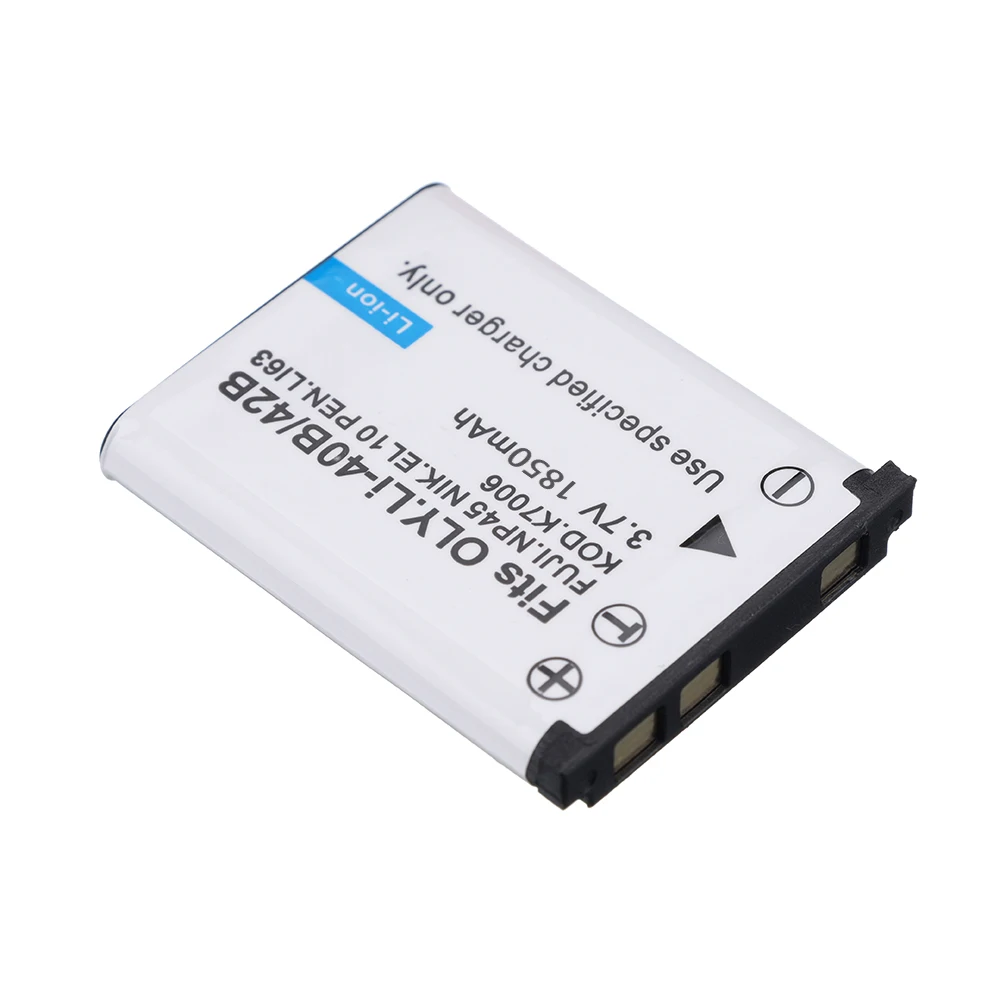 1850mAh EN-EL10 Li-42B Li-40B NP-45 D-Li63 D-Li108 NP-80 Camera Battery for Nikon for OLYMPUS FUJIFILM Pentax Casio