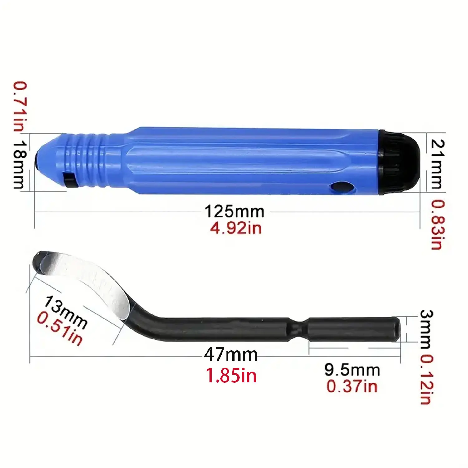 Manual deburring scraper chamfering tool for copper pipe reamer tools parts wood plastic aluminum copper and steel woodworking tool hand reamer steel reamer tools tube reamer