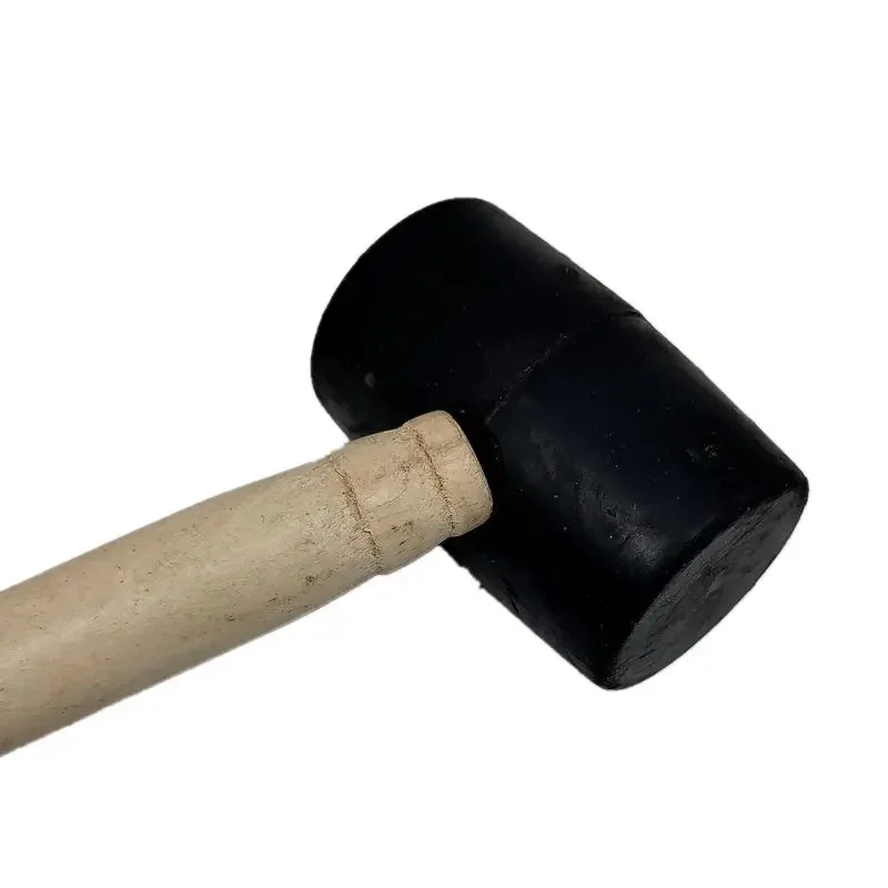 Krachtige 25cm Hammer Handles Thor Hammer Rubber Panel Beating Rubber Wood Jewelry Tool