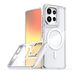 Luxury Shockproof Magnetic Transparent Phone Case with Magsafe Compatibility - G STYLUS 5G 2025 (WHITE)