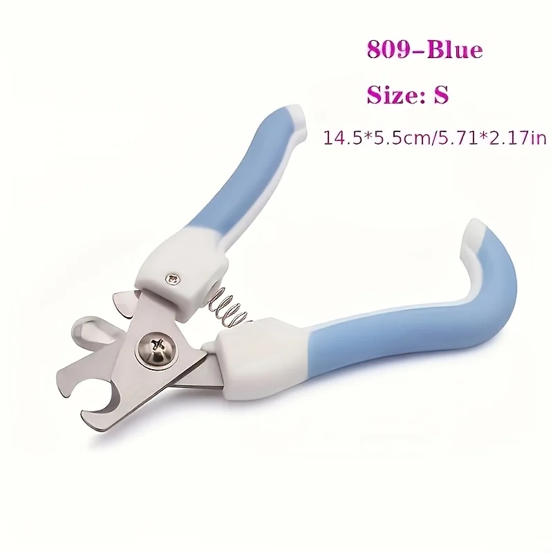 Professional Metal Dog Nail Clippers, Non-Slip Handle, Sharp and Durable Pet Claw Trimmer for Small to Medium Dogs