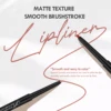12 Colors Lip Liner , Matte Dewy Finish Long Lasting Waterproof Smudge Proof Lip Liner 4