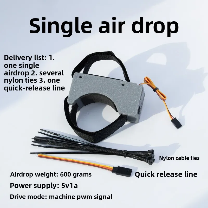 Sistema di lancio aereo rinforzato per droni FPV (versione Pro) — Elevata capacità di carico, montaggio a cinghia per esercitazioni di antincendio e soccorso - Image 6
