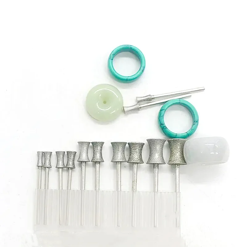 Konkaves Kreisbogen-Diamantschleifrad für Glas, Rundschleifring, Schleifperle, Jade-Schmuck-Gravur- und Polierwerkzeug – Detail 8