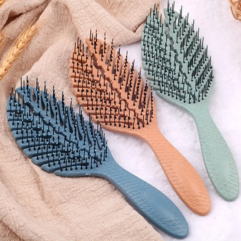 

빗 Hair Comb Scalp Massage Hair Brush Wet Curly Detangle Comb Detangling Hairbrush Women Salon Hairdressing Styling Tools comb