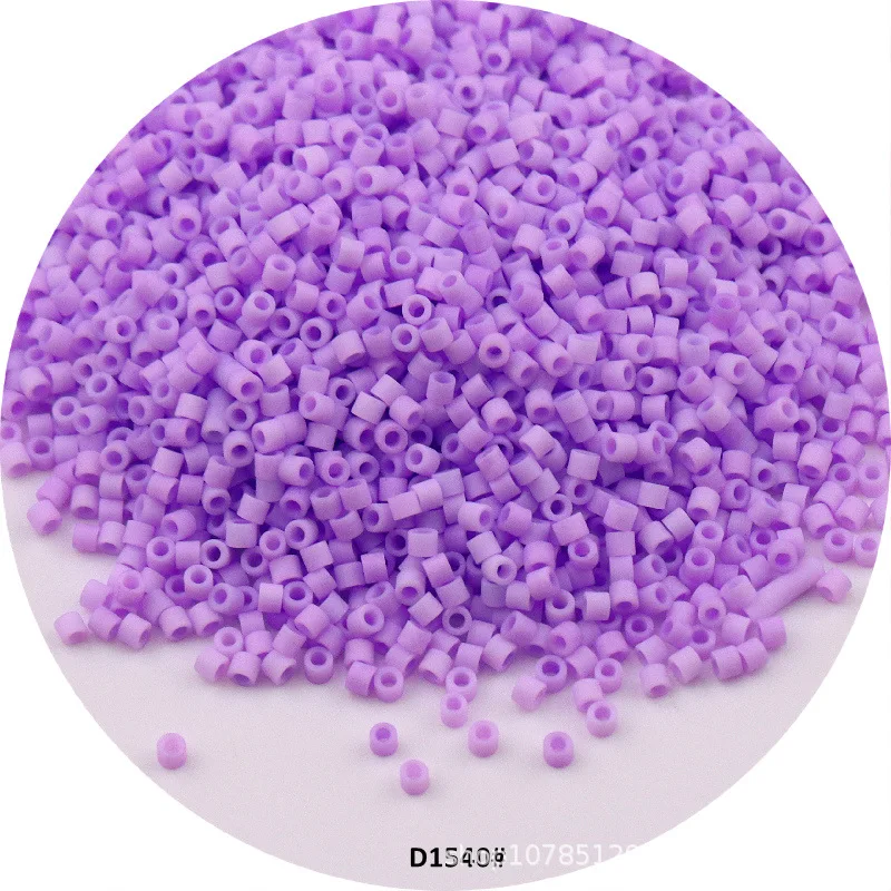 1000pcs 11/0 DB Glass Beads 1.3x1.6mm Frosted Metallic Matte Macaroon Opaque Color Japanese Seedbeads for DIY Jewelry Making