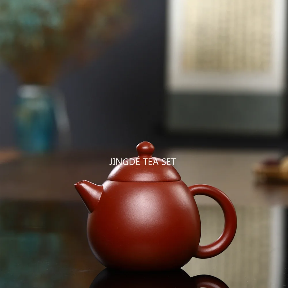 Yixing tea pot Purple Clay Plum blossom Teapot beauty kettle Raw ore Handmade Tea set Dahongpao Authentic ball hole filter 200ml
