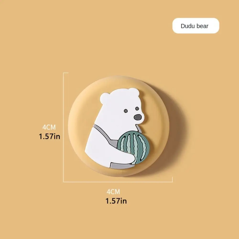 Cartoon Wall Protector Door Crash Pad Animals Design Self Adhesive Door Handle Bumper Silicone Mute Stopper Refrigerator