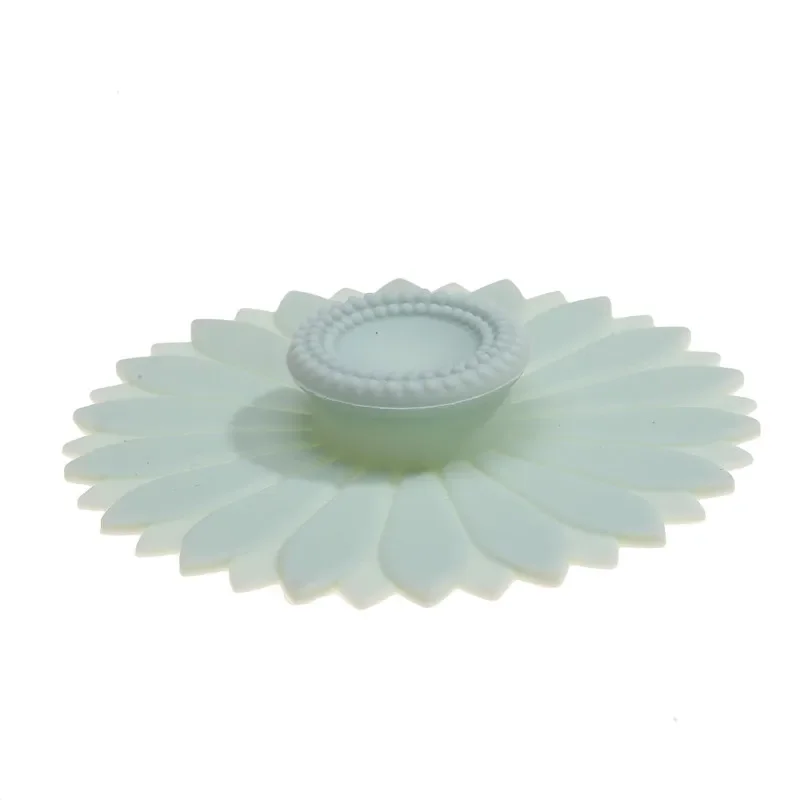 1/3Pcs Silicone Cup Covers Creative Round Cute Mug Cover Reusable Anti Dust Cup Covers Hot Cup Lids for Coffee & Tea