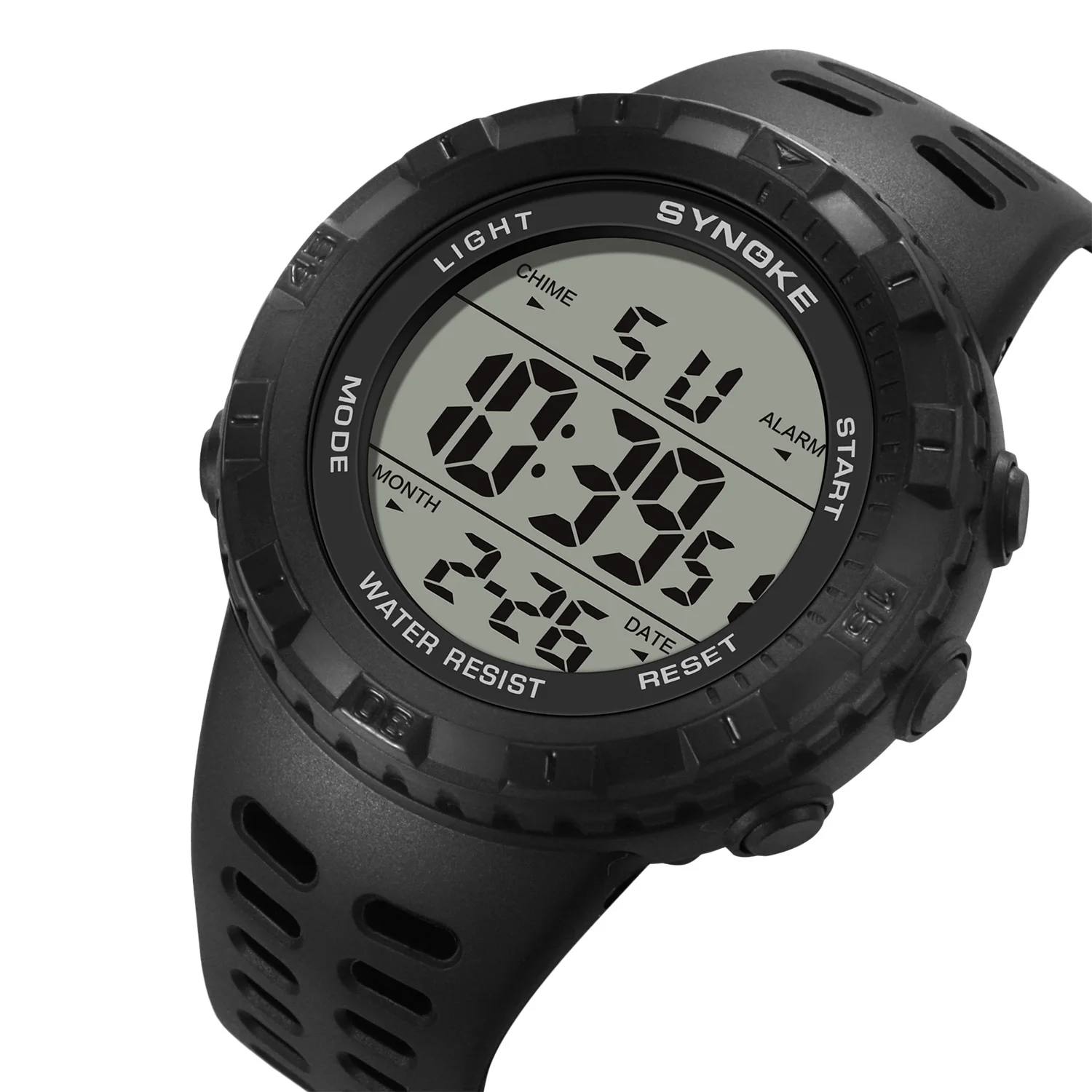 Digital Display Large Screen Men's Watch 2