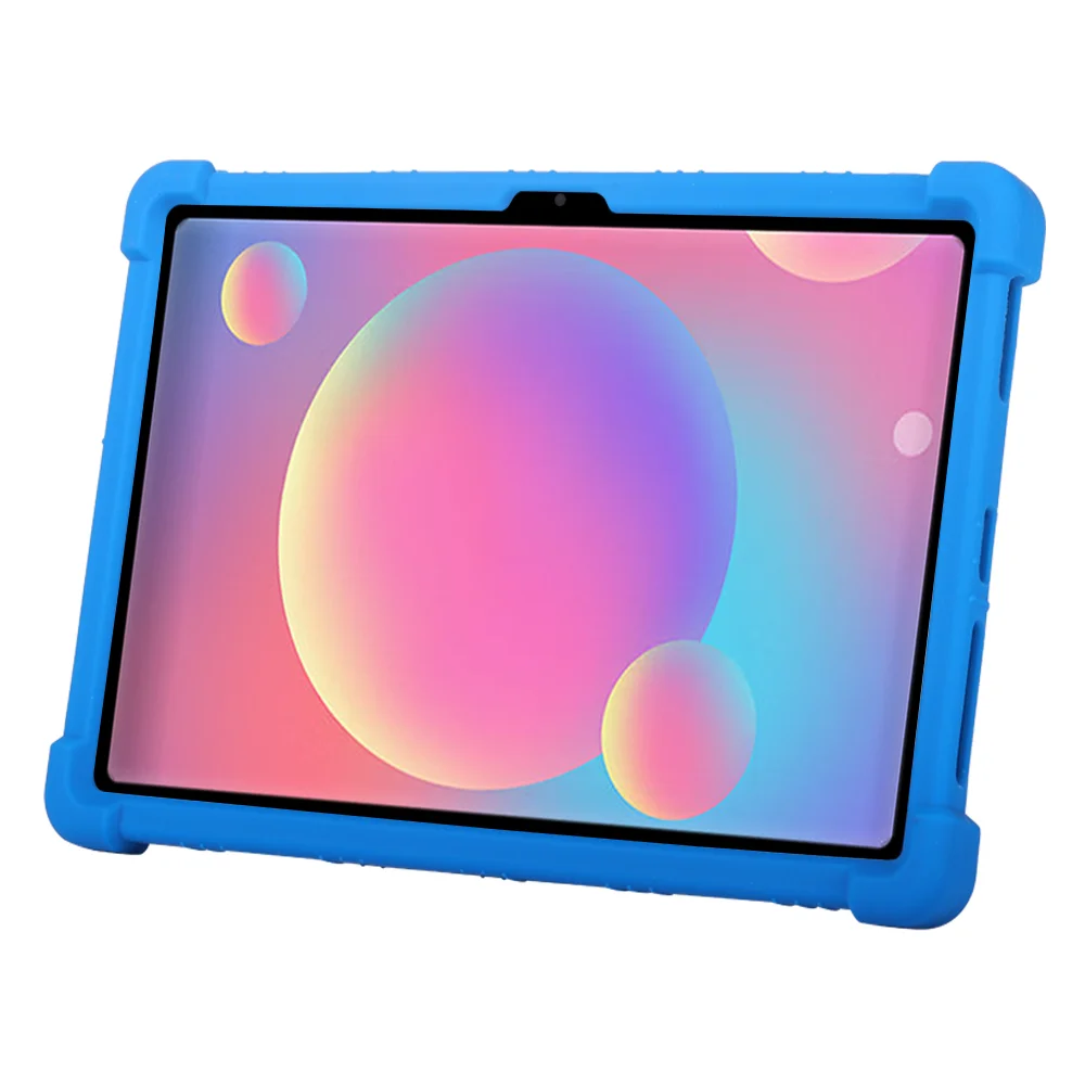 Enhanced Protective Tablet Case with Multi-Angle Adjustable Stand - Silicone Airbags and Shockproof Design