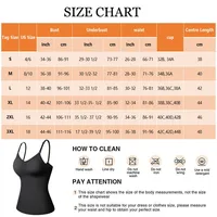 1pc femmes ventre contrôle Shapewear classique 2-en-1 avec soutien-gorge rembourré haute élastique gilet corps Shaper Up ascenseur Corset Cami débardeurs 3