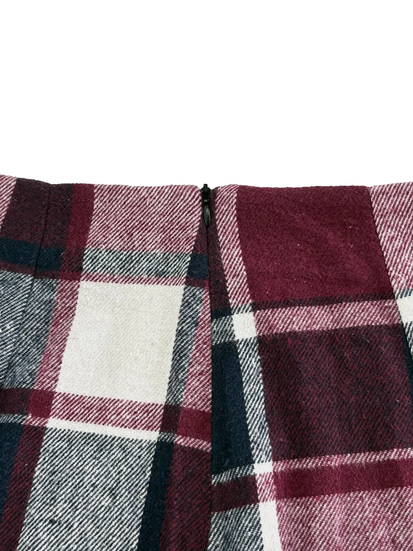Kurzer Midirock mit Karomuster, geeignet für den täglichen Gebrauch im Herbst und Winter. – Detail 18