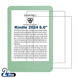 HD Tempered Glass Screen Protectors - 2 Pack, 6 - Inch, Anti - Scratch Protective Film (2PCS Kindle 2024 6.0)
