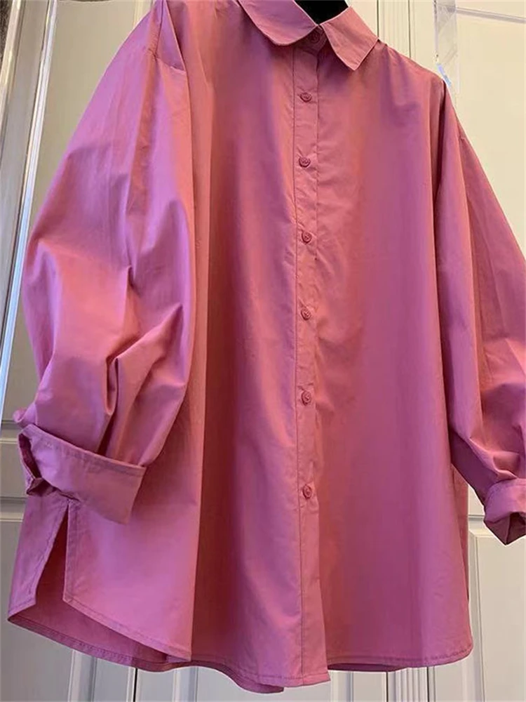 

Women Blouse Female Shirt Summer Womens Blouses Spring Maxi Blusas Casual Elegant Vintage Long Sleeve Cotton Oversize Loose