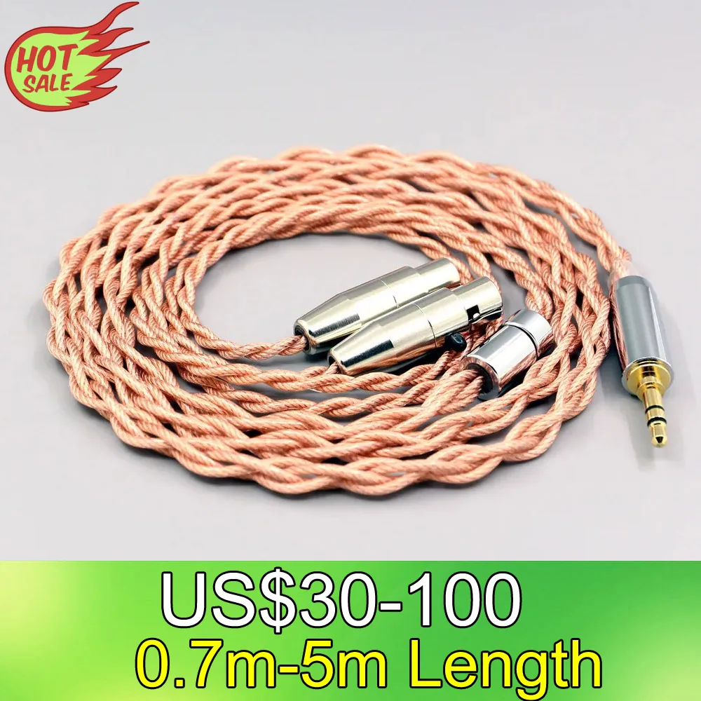 

LN007774 Graphene 7N OCC Shielding Coaxial Mixed Earphone Cable For Audeze LCD-24 Open Back Planar Magnetic headphone