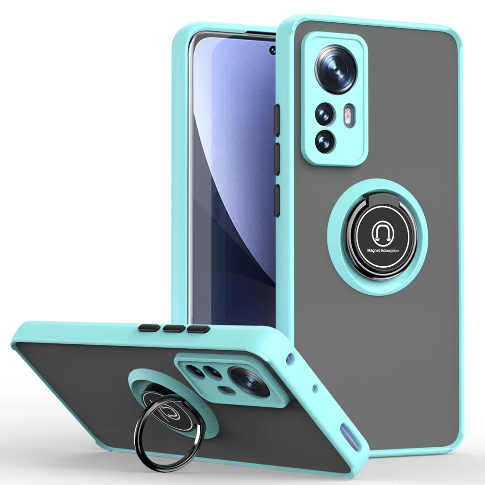 Shockproof Phone Case With Ring Stand For Xiaomi 12 Series_voghion.com
