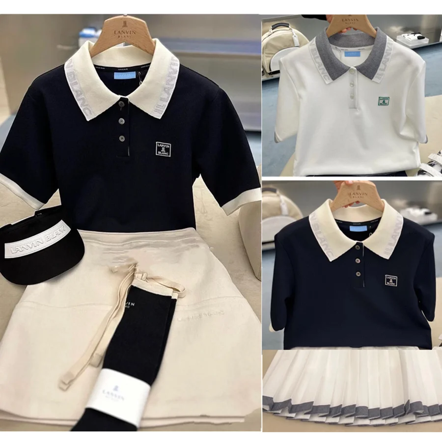 

Stay Cool and Stylish on the Green: Women's Golf Polo Shirt - Breathable and Quick-Drying Outdoor sports casual women's jersey
