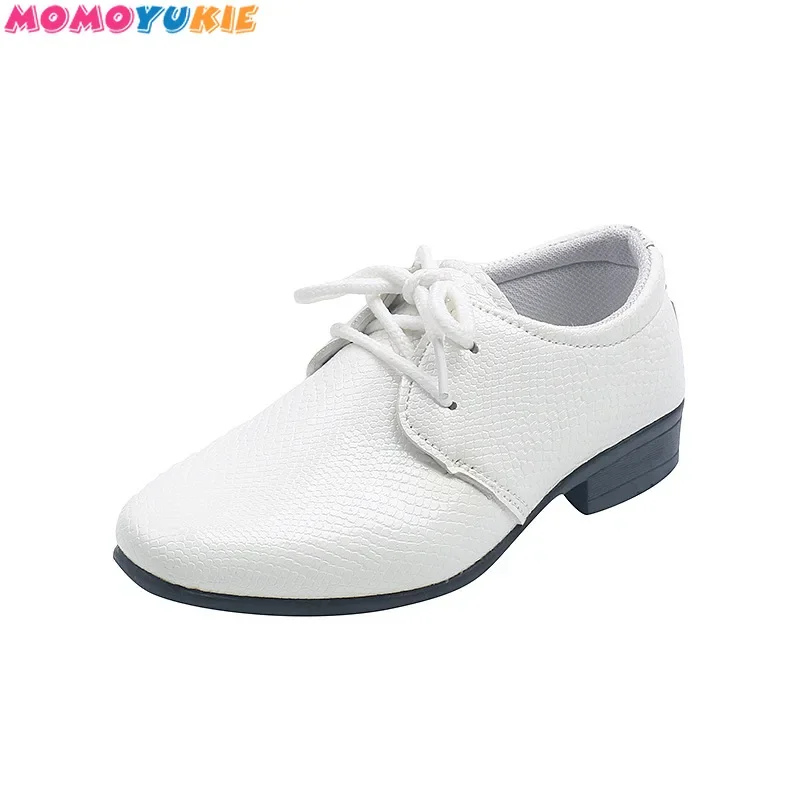 Kids Leather Shoes Spring Autumn Casual Flat Shoes Boy Baby Soft Bottom Toddler Sneakers Non-slip