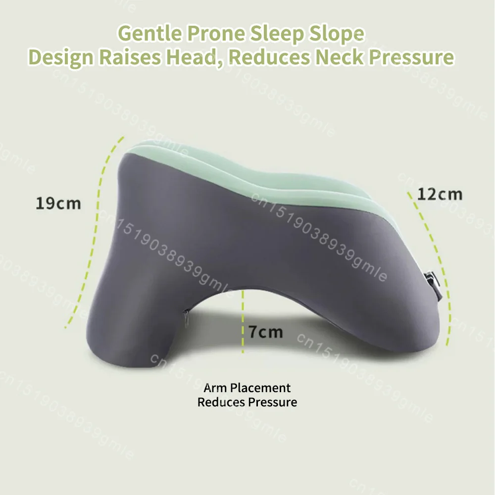 U-Shaped Memory Foam Pillow Face Cushion Ergonomic Head Neck Cervical Support Travel Office Nap Neck Guard Sleeping Pillow