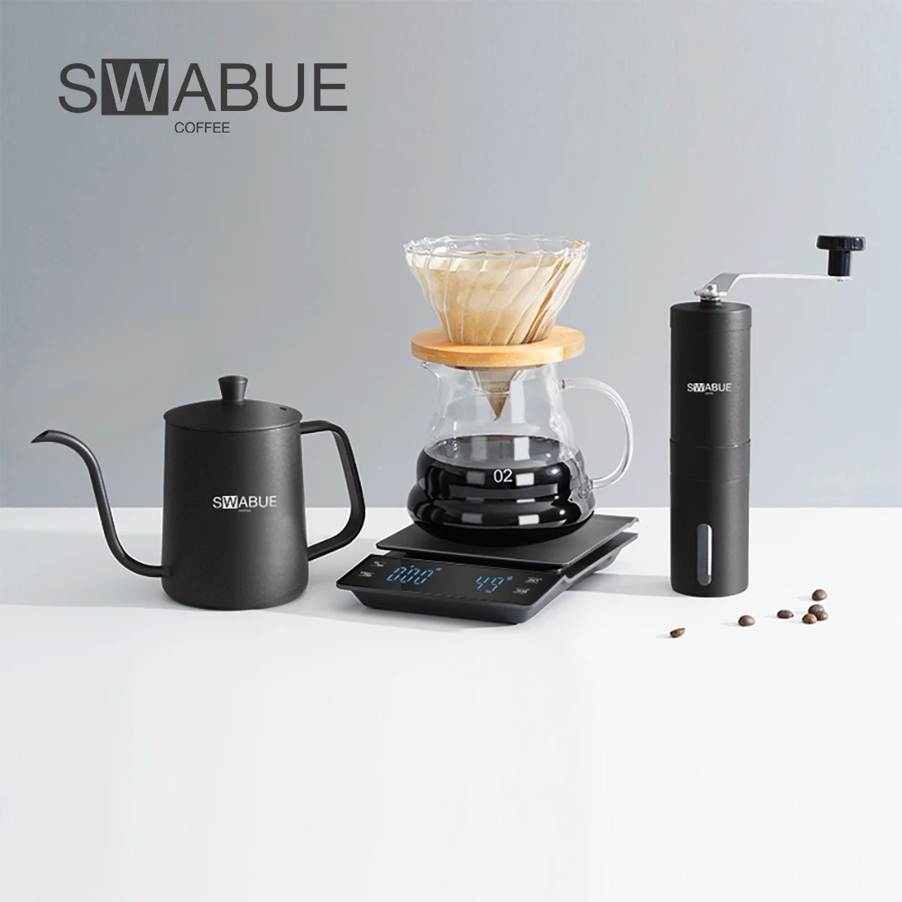 SetCoffeeAccessoriesKitCampingBaristaToolsGlassDripperFilter