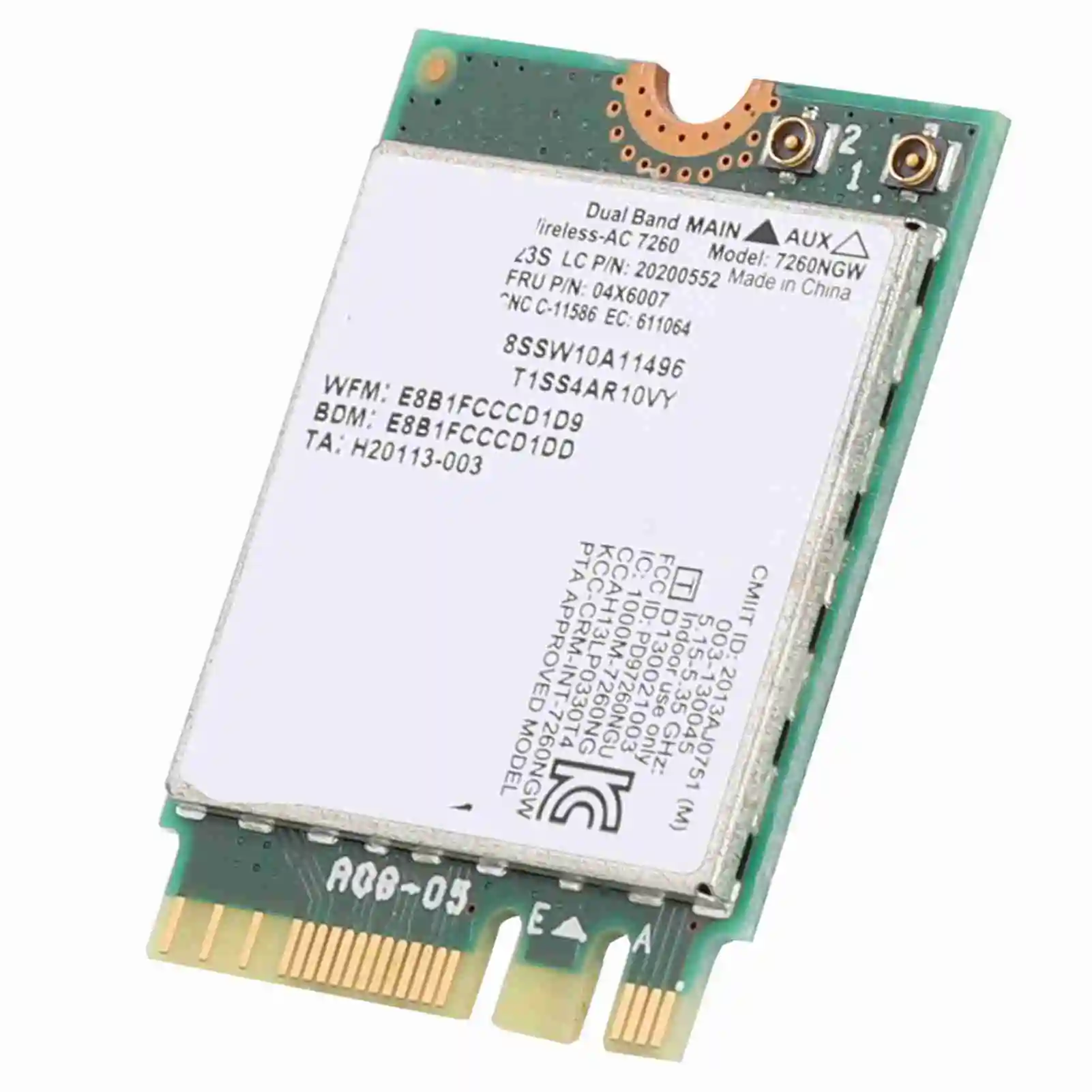 Network card for intel Dual Frequency Wireless Network Card for Intel 7260 AC 867Mbps Special for Lenovo /ThinkPad Network card - 5
