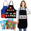 Storytelling Apron Montessori Materials Parish DIY Story Felt Kindergarten Education Teacher Teaching Aids Learning Game for Kid 1