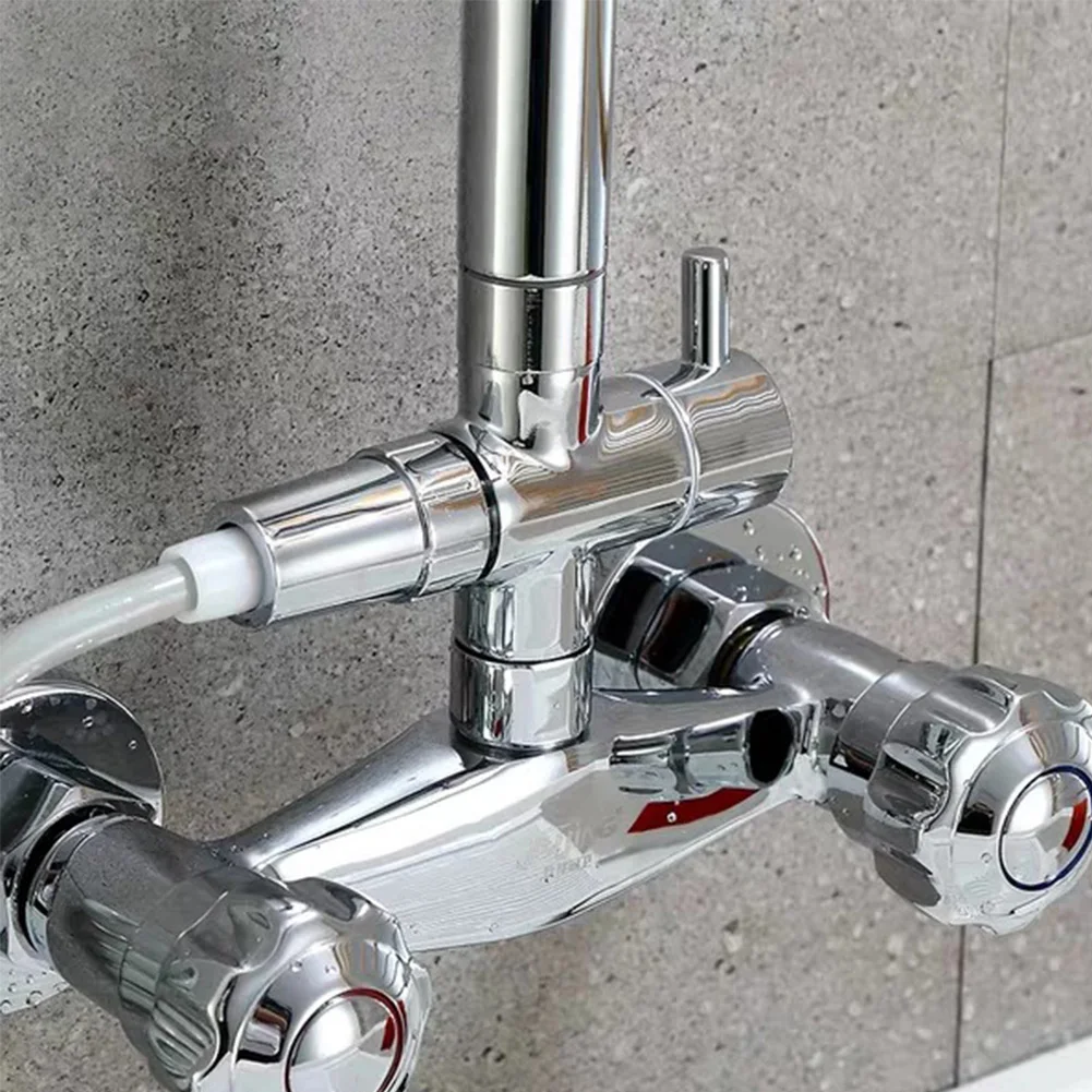 

ABS Brass Diverter Valve 3 Way Water Separator Shower Tee Adapter Adjustable Shower Head Diverter Valve Bathroom Shower Valve